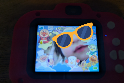 アンパンマンキッズカメラ_自撮り